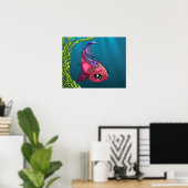 Roze Vissenposter Poster (Thuiskantoor)