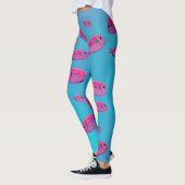 Roze visserij - aangepaste Leggings (Links)