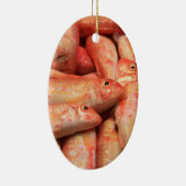 Roze visversiering keramisch ornament (Rechts)