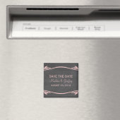 Roze Vlaams Chalkboard sparen de Magnet van de Dat (Insitu (Vaatwasser))