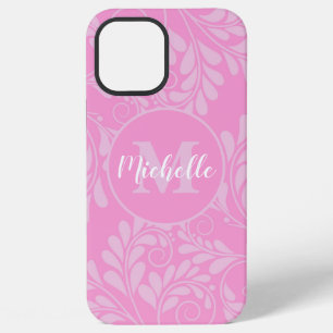 Roze Vlaams Hoesje met Initiaal en naam iPhone 12 Pro Max Hoesje