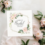 Roze vlakke afmeting van het geometrische Vrijgeze Servet<br><div class="desc">Transformeer je vrijgezellenfeest in een prachtig feest met onze prachtige blozen bloemensuite. Dit collectie biedt alles wat u nodig heeft voor een samenhangende en elegante sfeer, inclusief bijpassende recepten- en advieskaarten, gepersonaliseerde servetten, prachtige borden en leuke spellen. Aarzel niet om contact op te nemen via de chat als u hulp...</div>