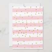 Roze vlakke Baby sprinkhals Kaart (Achterkant)