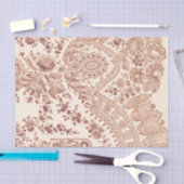 Roze vlakke kant met Rozen Tissuepapier (Craft)