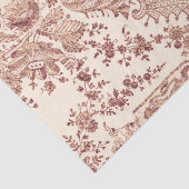 Roze vlakke kant met Rozen Tissuepapier (Detail)