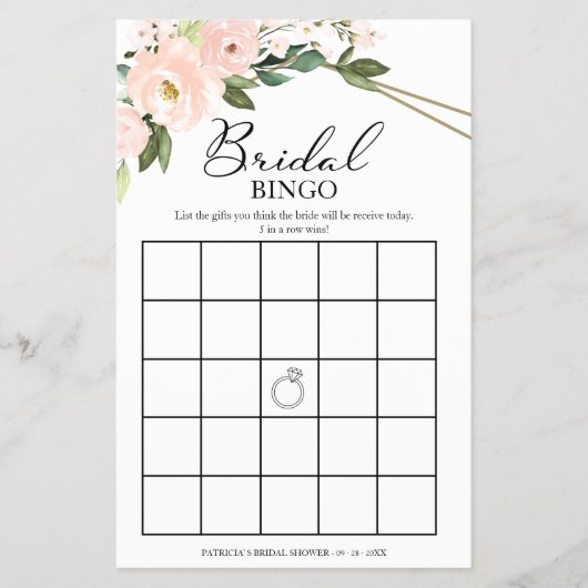 Roze vlakke vlakke geometrische Vrijgezellenfeest  Flyer (Voorkant)