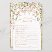 Roze vlakke vlakke Vrijgezellenfeest game (Voorkant / Achterkant)