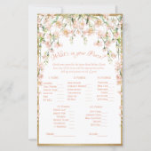 Roze vlakke vlakke Vrijgezellenfeest game (Voorkant)