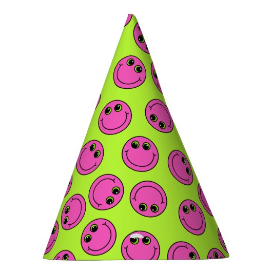 Roze vlakken feesthoedjes (Rechts)