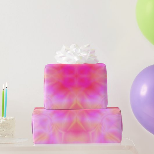 Roze vlam cadeaupapier (Feestgeschenken)