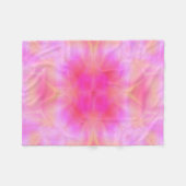 Roze vlam fleece deken (Voorkant (Horizontaal))