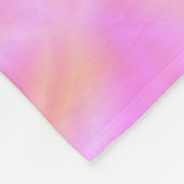 Roze vlam fleece deken (Hoek)