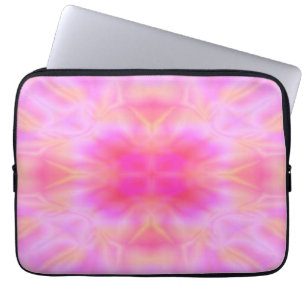 Roze vlam laptop sleeve
