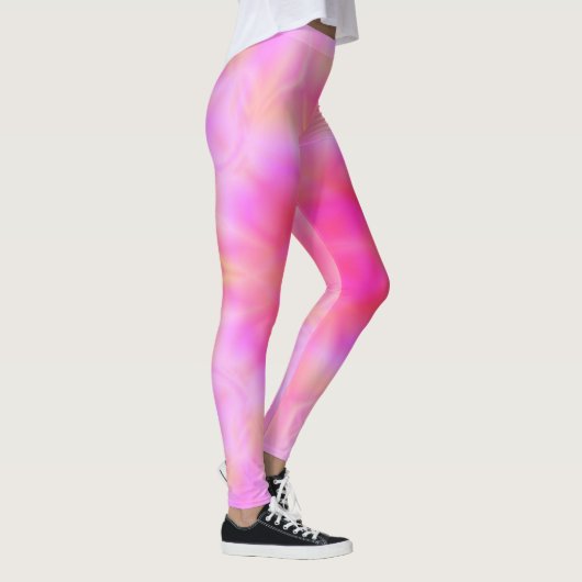 Roze vlam leggings (Rechts)