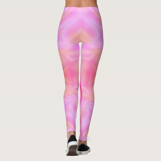 Roze vlam leggings (Achterkant)