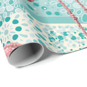 Roze vlam naadloos patroon cadeaupapier (Rol Hoek)