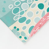Roze vlam naadloos patroon fleece deken (Hoek)