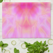 Roze vlam theedoek (Gevouwen)