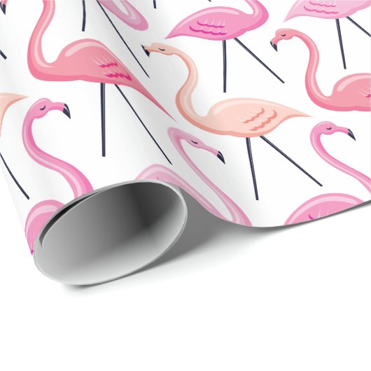 Roze vlamingos Wrapping Paper Cadeaupapier (Rol Hoek)