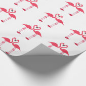 Roze vlamingos Wrapping Paper Cadeaupapier (Hoek)