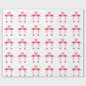 Roze vlamingos Wrapping Paper Cadeaupapier (Vlak)