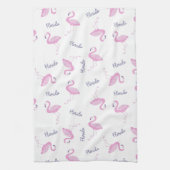 Roze vlamJargon met Paarse Florida Theedoek (Verticaal)