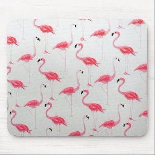Roze vlamJargon Tekening Flamingo Artist Roze Wit Muismat