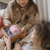 Roze vlamJon en bloemen Koffiemok