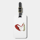  roze vlamJong #1 Bagagelabel (Voorkant verticaal)