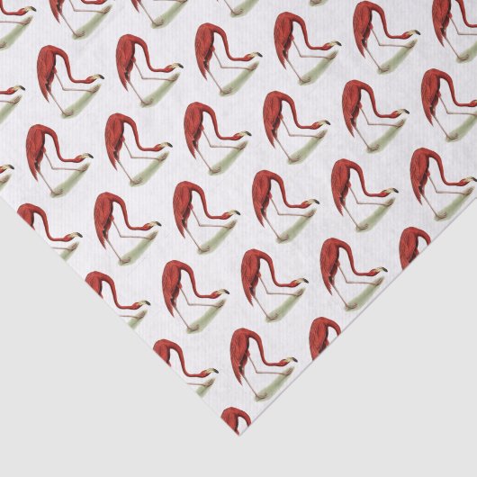 roze vlamJong #1 Tissuepapier (Detail)