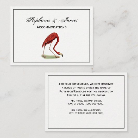  roze vlamJong #1 Visitekaartje (Voorkant / Achterkant)