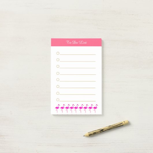 Roze vlammen en kalligrafie op witte bekleding post-it® notes (Op bureau)