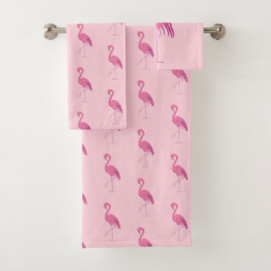 roze vlammen op een roze achtergrond bad handdoek