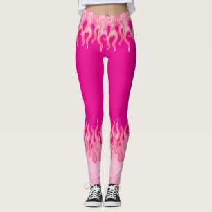 Roze Vlammen, rennende vlammen, vuur, hete, hete s Leggings