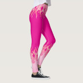 Roze Vlammen, rennende vlammen, vuur, hete, hete s Leggings (Rechts)