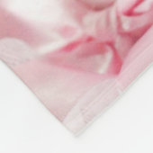 Roze vleece Blanket Baby Girl Teddy Bear Fleece Deken (Hoek)