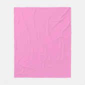 Roze vleece Blanket Fleece Deken (Voorkant)