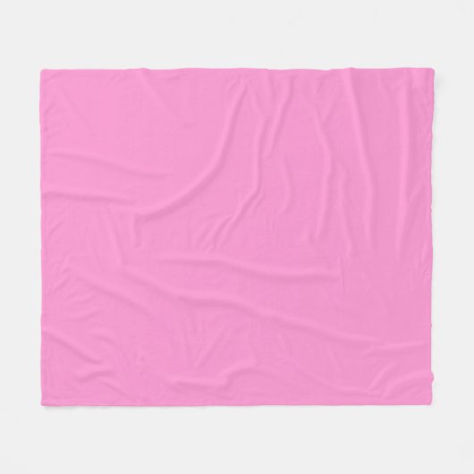 Roze vleece Blanket Fleece Deken (Voorkant (Horizontaal))