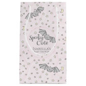 Roze Vleermuizen Spooky Schattige Baby shower Klein Cadeauzakje (Voorkant)