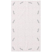 Roze Vleermuizen Spooky Schattigee Baby Halloween Tafelkleed (Voorkant)