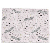 Roze Vleermuizen Spooky Schattigee Baby Meisje Groot Cadeauzakje (Achterkant)