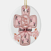 Roze vlek Dit Christelijke Ornament voor het kind (Rechts)