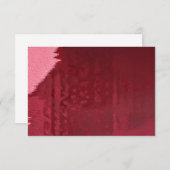 Roze vlek op rode print (Voorkant / Achterkant)