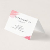 Roze vlekken - Een cadeau voor u - Cadeaubon Kaart (Achterkant)