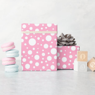 Roze vlekken inpakpapier