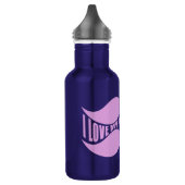 Roze vlekken - kies kleur waterfles (Links)
