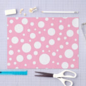 Roze Vlekken Weefseldocument Tissuepapier (Craft)