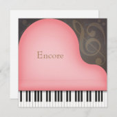 Roze vleugel gepersonaliseerd notitiekaartje (Voorkant / Achterkant)