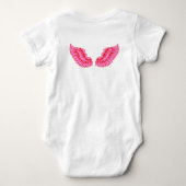 Roze vleugels romper (Achterkant)