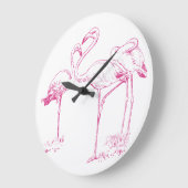  roze vleugelvleugelvleugel grote klok (Hoek)